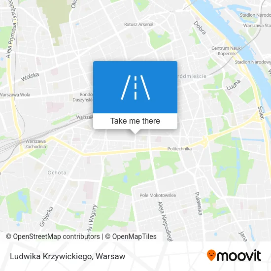 Карта Ludwika Krzywickiego