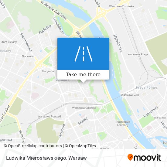 Ludwika Mierosławskiego map