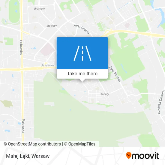 Карта Małej Łąki