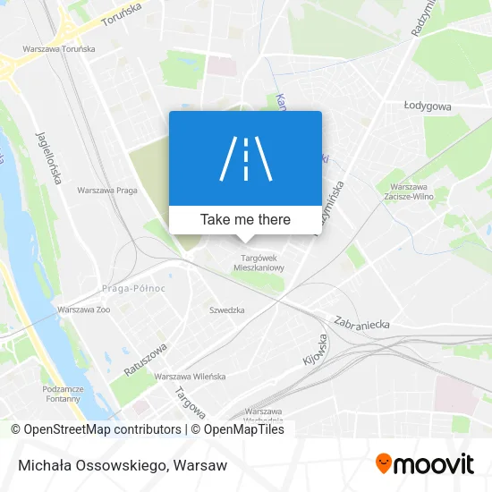Michała Ossowskiego map