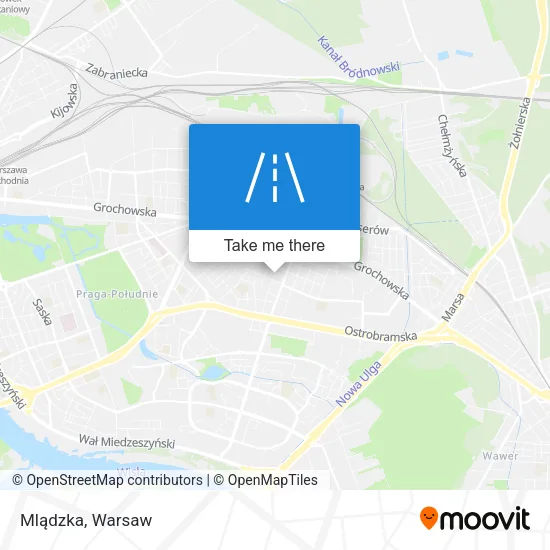 Карта Mlądzka