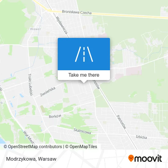 Карта Modrzykowa