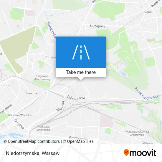 Карта Niedotrzymska