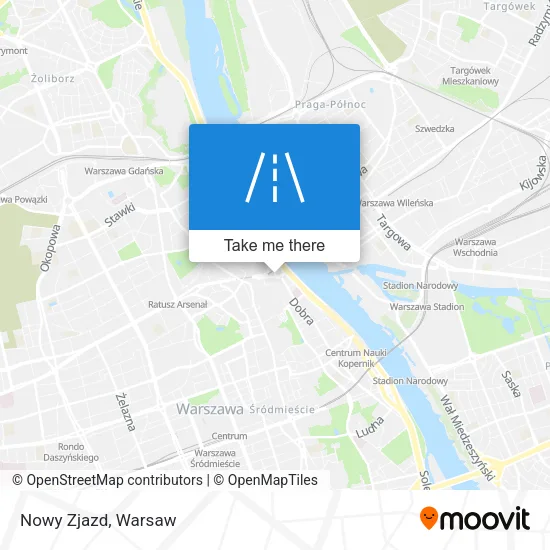 Карта Nowy Zjazd