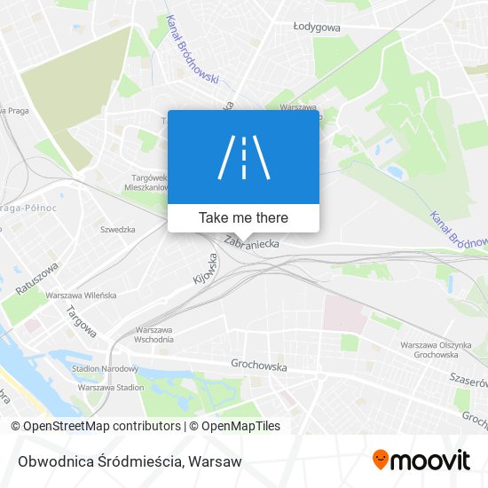 Obwodnica Śródmieścia map