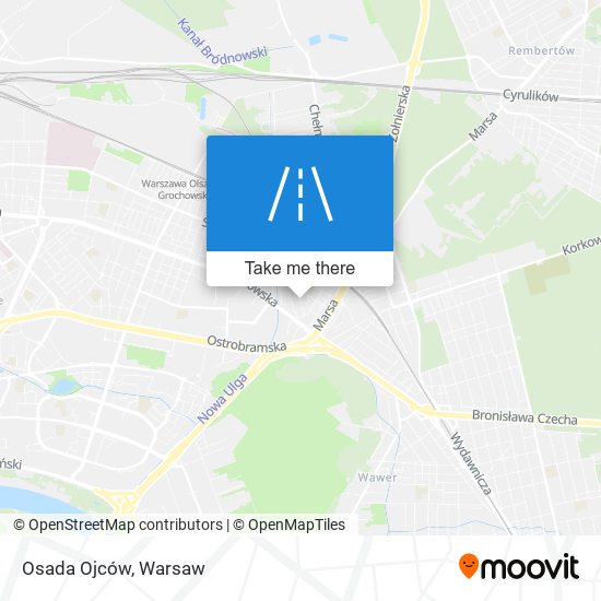 Osada Ojców map