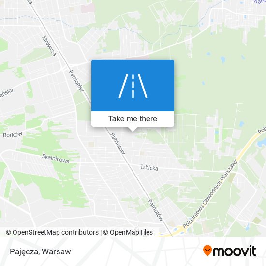 Pajęcza map