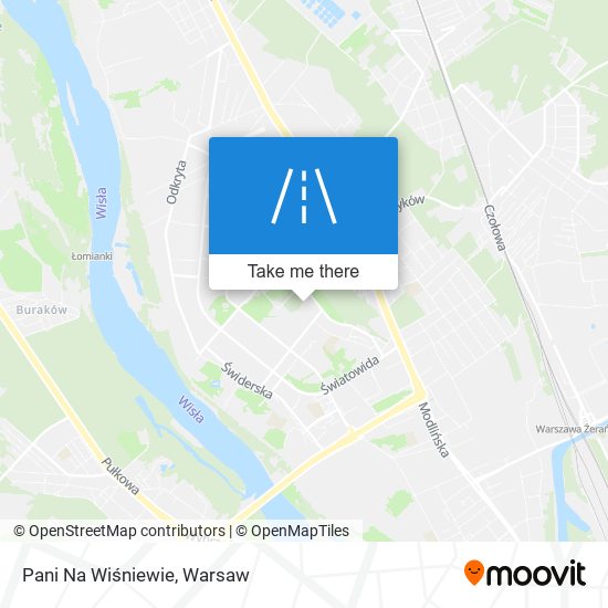 Pani Na Wiśniewie map