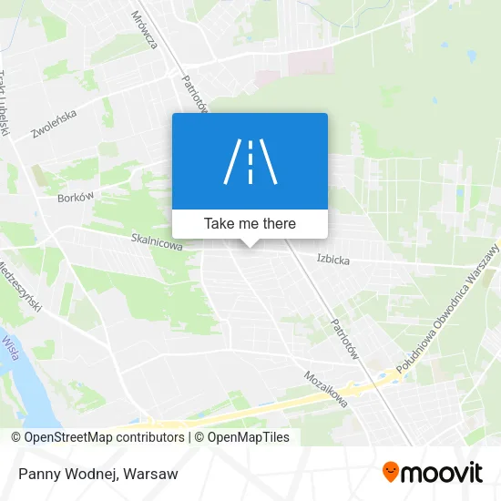 Карта Panny Wodnej