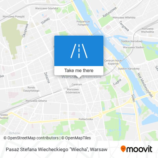 Pasaż Stefana Wiecheckiego "Wiecha" map