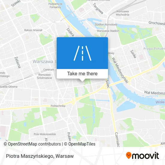 Карта Piotra Maszyńskiego