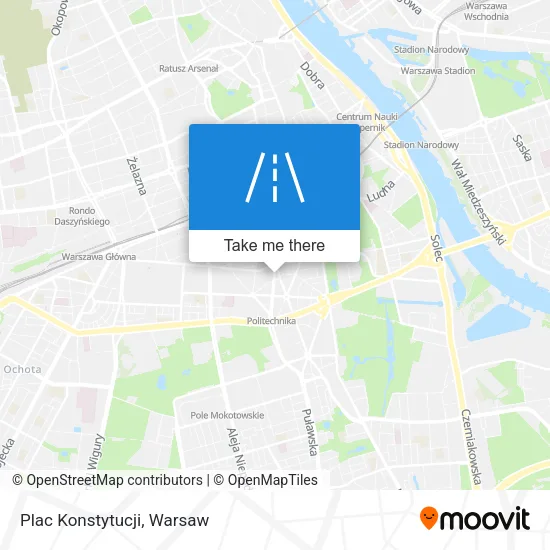 Карта Plac Konstytucji