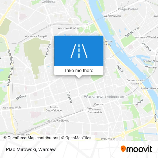 Карта Plac Mirowski