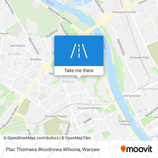 Plac Thomasa Woodrowa Wilsona map