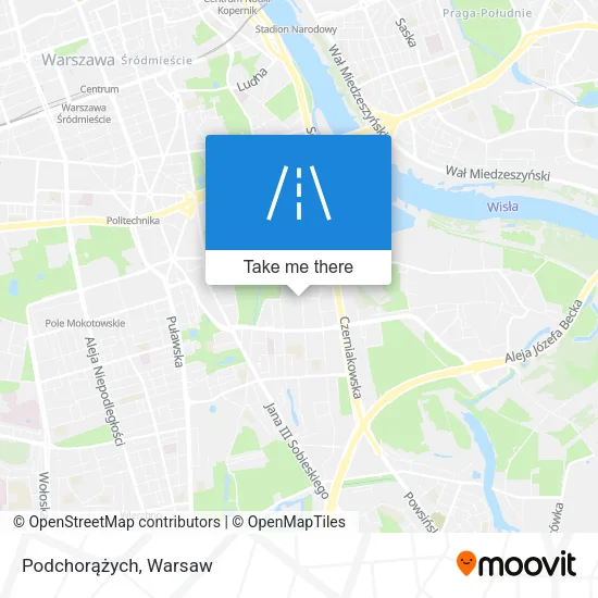 Карта Podchorążych