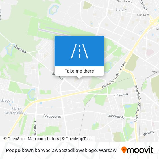 Podpułkownika Wacława Szadkowskiego map