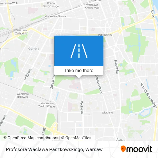 Карта Profesora Wacława Paszkowskiego