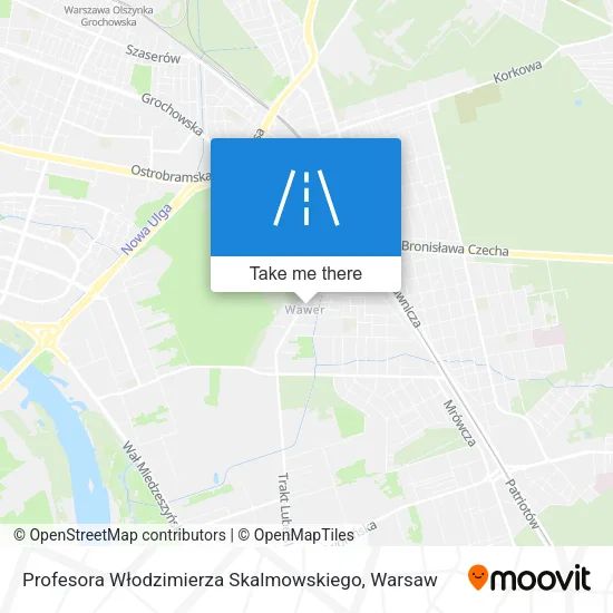 Карта Profesora Włodzimierza Skalmowskiego