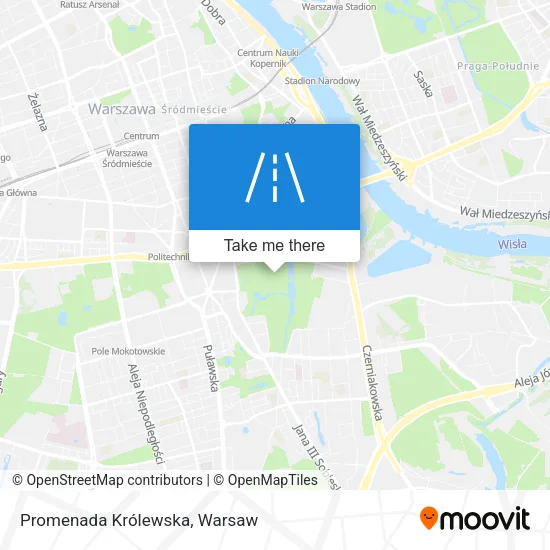 Карта Promenada Królewska