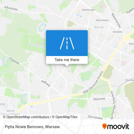 Карта Pętla Nowe Bemowo