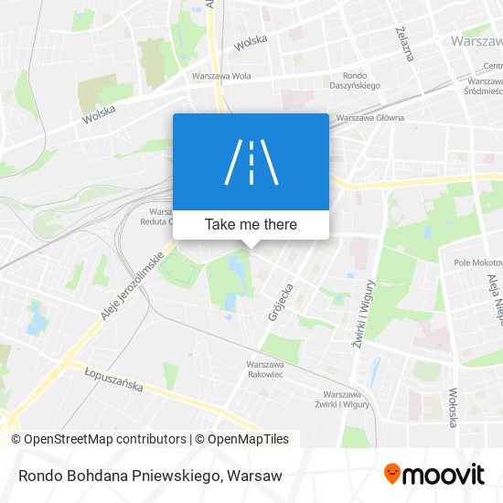 Rondo Bohdana Pniewskiego map