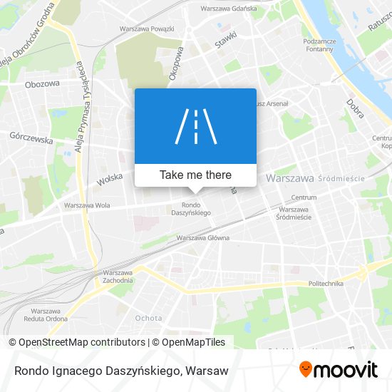 Rondo Ignacego Daszyńskiego map