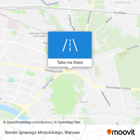 Rondo Ignacego Mościckiego map