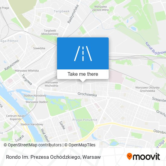 Rondo Im. Prezesa Ochódzkiego map