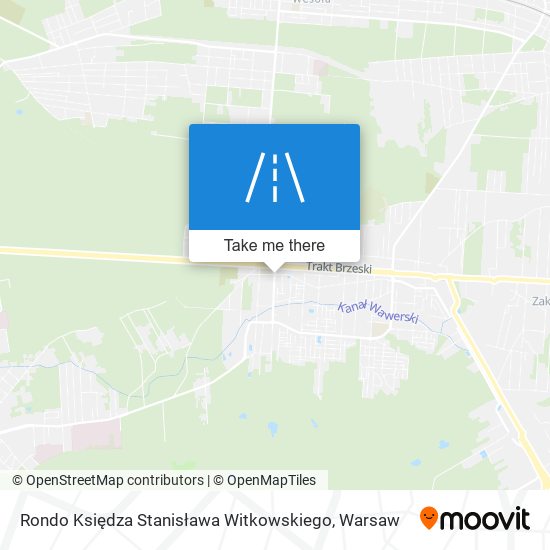 Rondo Księdza Stanisława Witkowskiego map