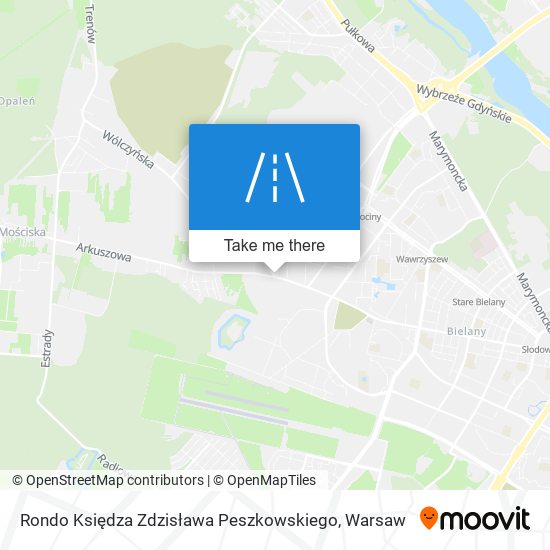 Rondo Księdza Zdzisława Peszkowskiego map