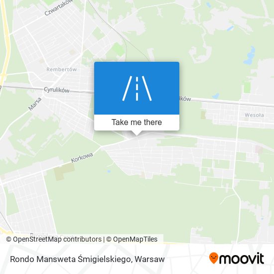 Rondo Mansweta Śmigielskiego map