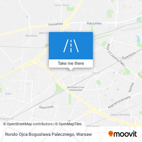 Rondo Ojca Bogusława Palecznego map