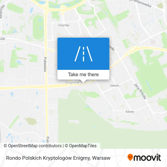 Карта Rondo Polskich Kryptologów Enigmy