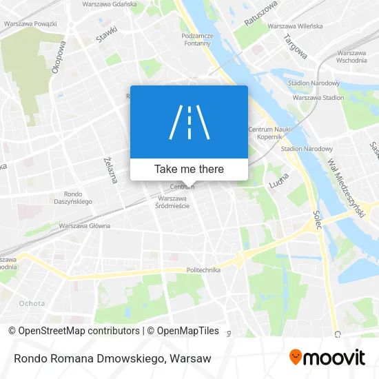 Карта Rondo Romana Dmowskiego