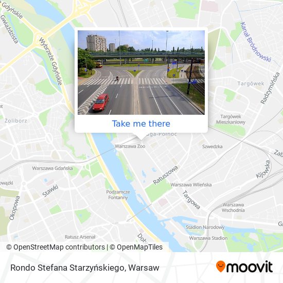 Rondo Stefana Starzyńskiego map