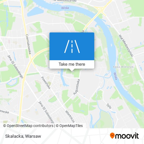 Skałacka map