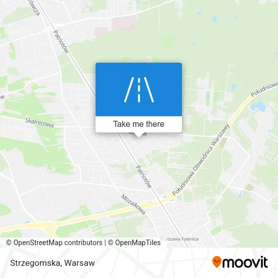 Карта Strzegomska