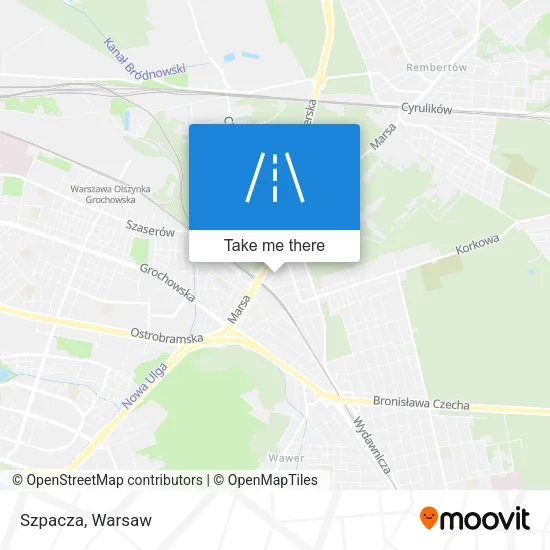 Карта Szpacza
