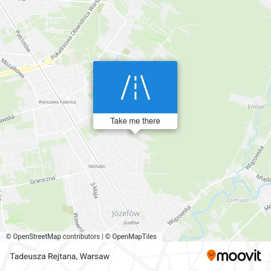 Карта Tadeusza Rejtana