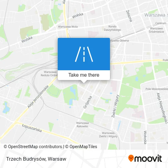 Карта Trzech Budrysów