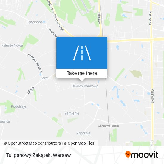 Tulipanowy Zakątek map