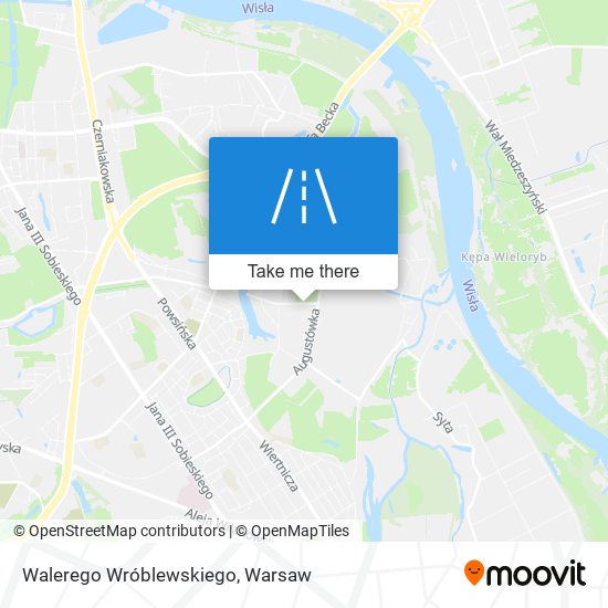 Walerego Wróblewskiego map