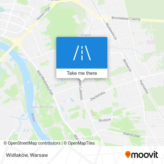 Карта Widłaków