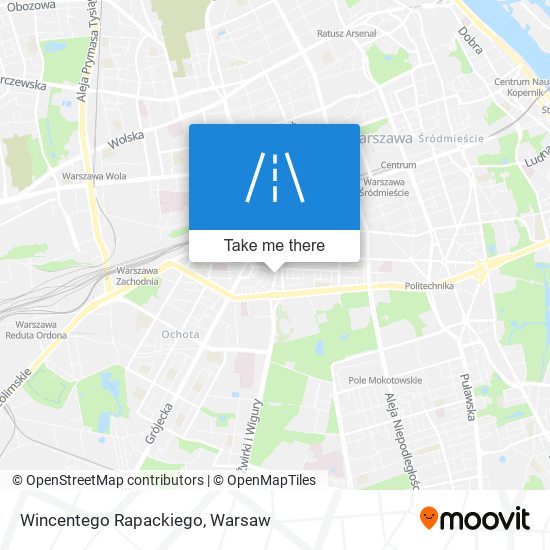 Wincentego Rapackiego map