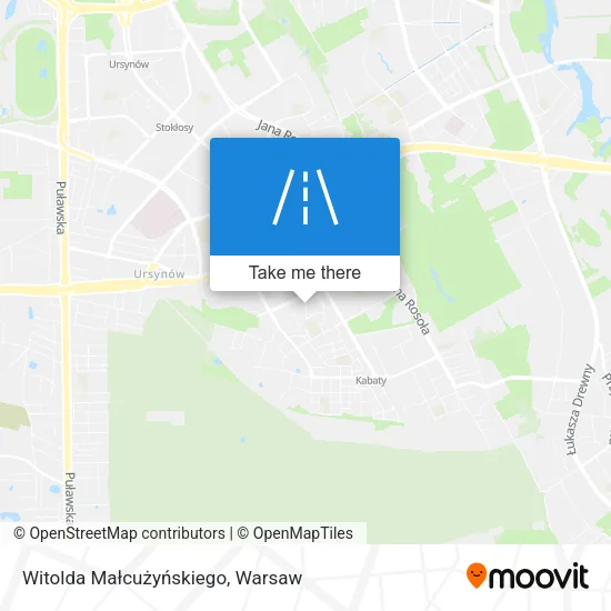 Карта Witolda Małcużyńskiego