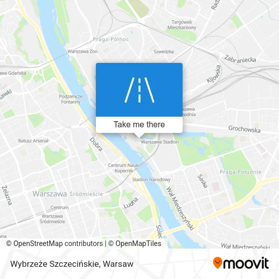 Карта Wybrzeże Szczecińskie