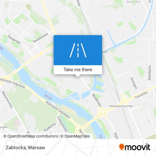 Zabłocka map