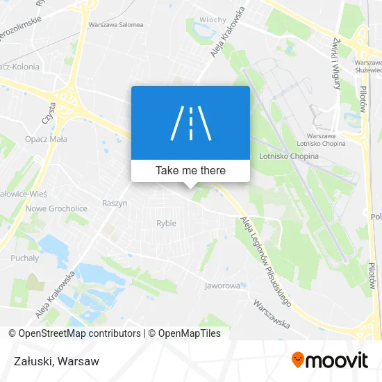 Карта Załuski