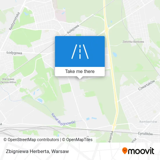 Карта Zbigniewa Herberta