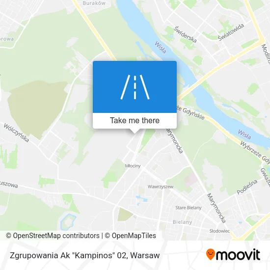 Карта Zgrupowania Ak "Kampinos" 02